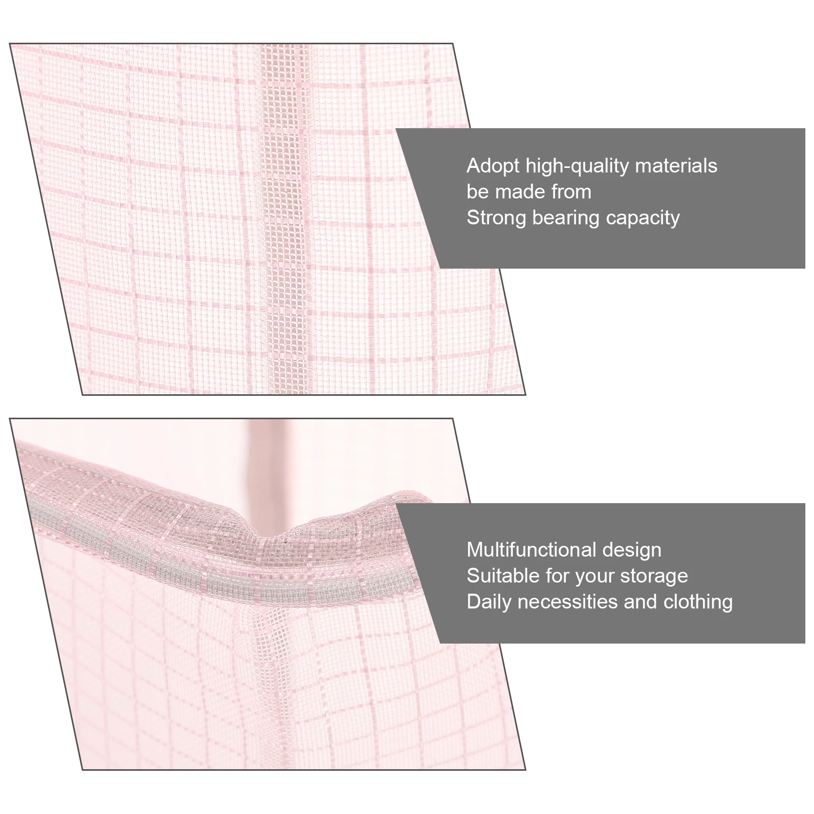 

Folding Dirty Clothes Basket Wall-Mounted Clothing Storage Nail-Free Hook Heavy Duty Laundry Organizer Container