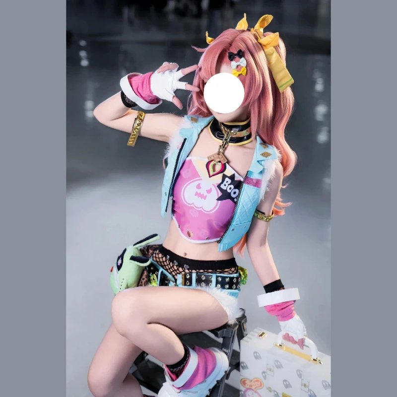 

Nicole Demara New Skin Cosplay Sweet Costume Game Zenless Zone Zero Lovely Green Suit for Halloween Carnival & Themed Cos Event