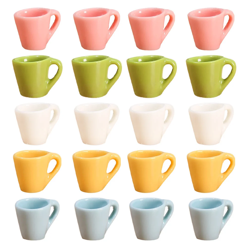 

Simulation Cup Miniature Cups Water Mug Adornment Dolly House Ornament Miniatures Items Decorative Coffee