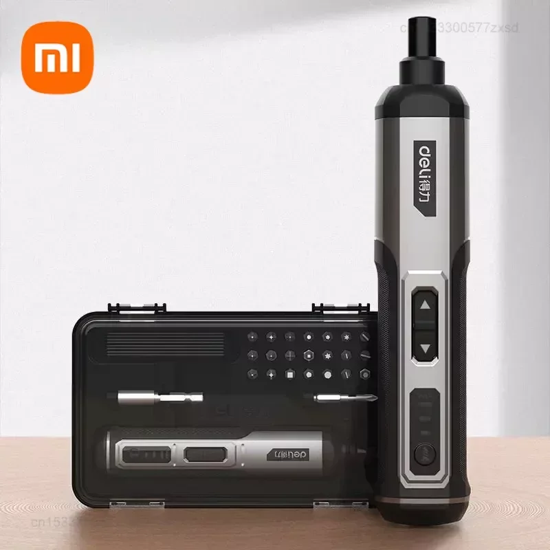 

New Xiaomi Deli 3-Speed Large Torque Cordless Electric Screwdriver Magnetic Torx Hex Screw Driver Bits Professional Repair Tool