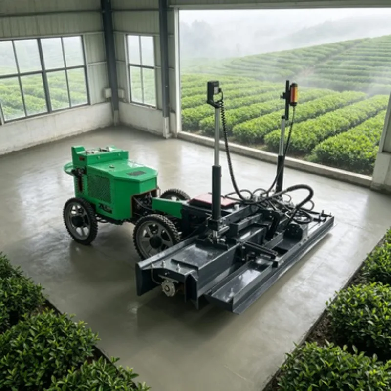 CE Certified Ride On Concrete Laser Screed Machine for Large Scale Industrial Floor Paving