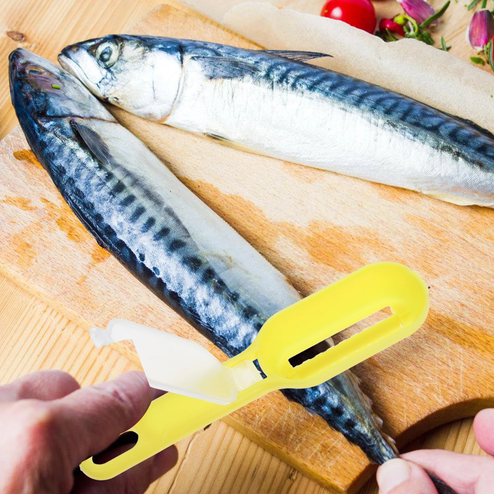 

Scraper Cover Design Scales Peeler Clean Knife Remover Time Saving Tool Plastic Material Ergonomic Handle Seafood