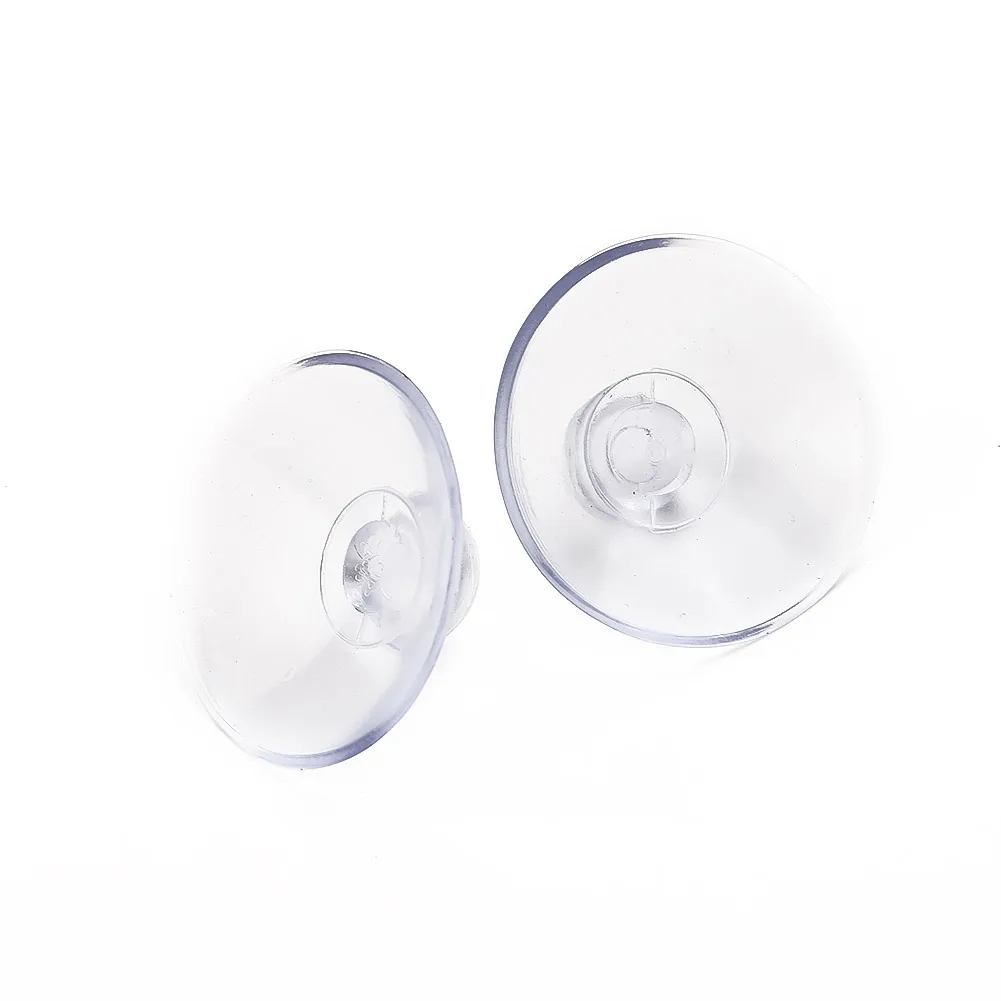 10pcs Clear Sucker Rubber Suction Cups Mushroom Head Silicone Powerful Suction Cup Wall Hook Kitchen Bathroom Glass Home Decor
