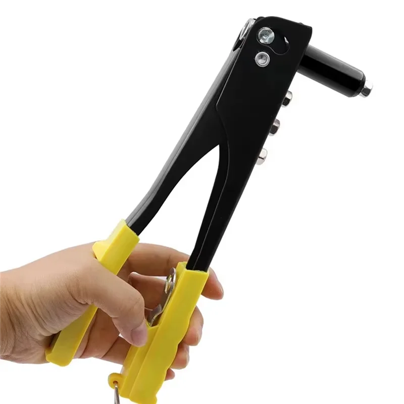 A88E-Heavy Duty Riveter Set Riveting Machine 120Pcs Blind Rivets Assortment Kit Hand Tools Rivet Nut Tool