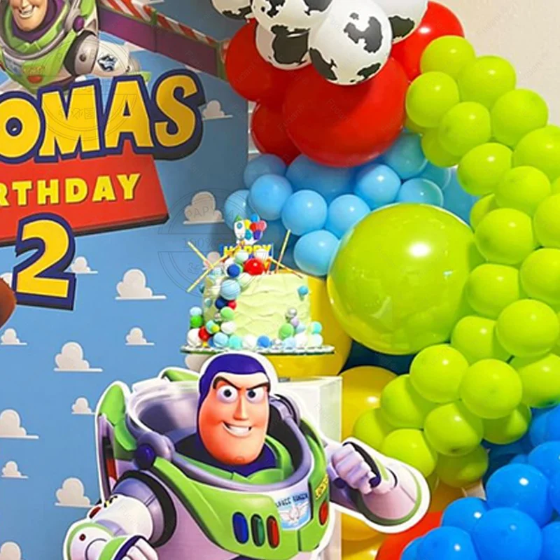 249PCS Cartoon Buzz Lightyear Toy Story Balloon Large Set Garland Arch Kit Boy Birthday Party Decoration Baby Shower Supplies