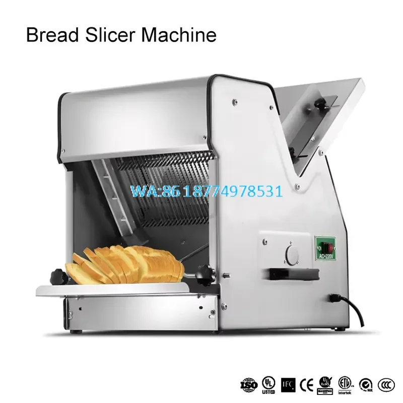 Wmwmnu Commercial 31 Blades Professional 12mm Bread Toast Ham Slicer Cutter Food Processing Machinery