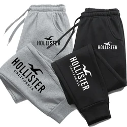 Hollister Men's and Women's Casual Trousers Sports Jogging Pants Sweatpants Harajuku Fashion Street Pants S-3XL Men's Trousers