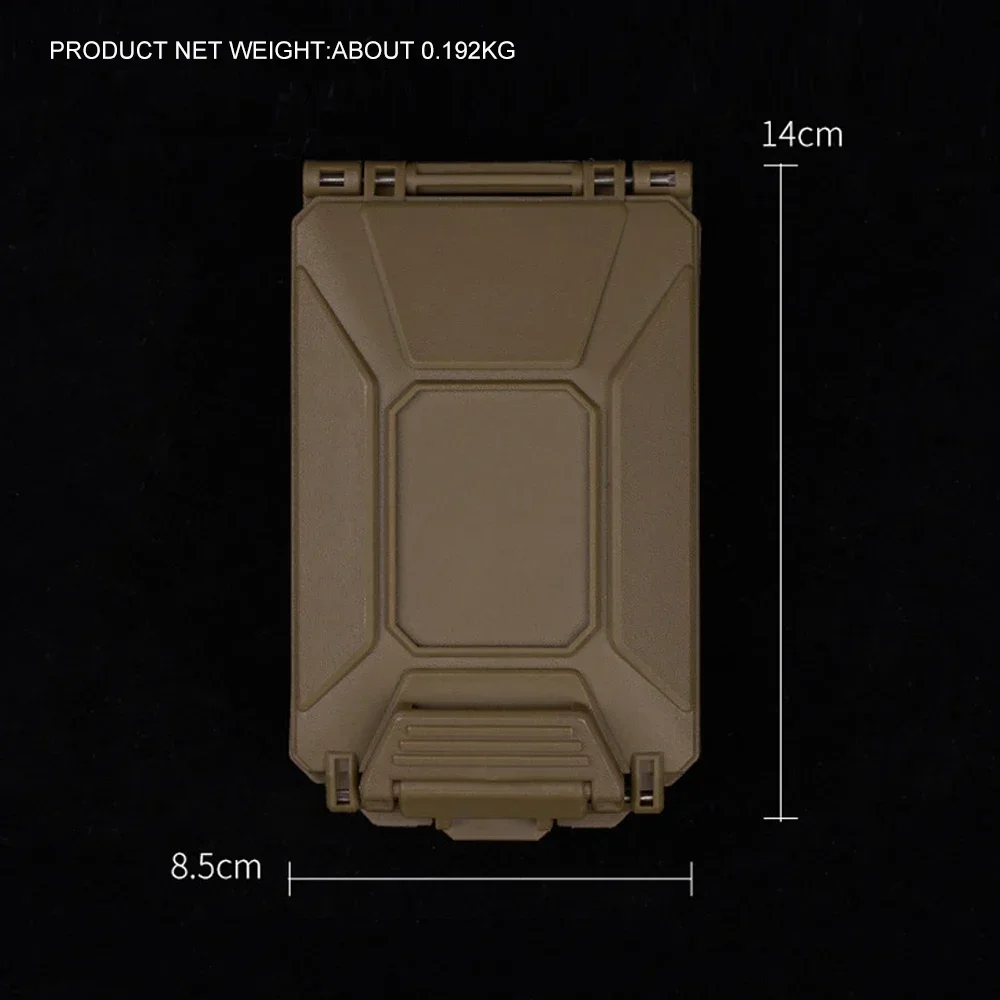 Tactical Battery Storage Box Modular Molle 18650/AAA/CR123A/18350 Hunting Vest Carry Battery Holder Case Accessories