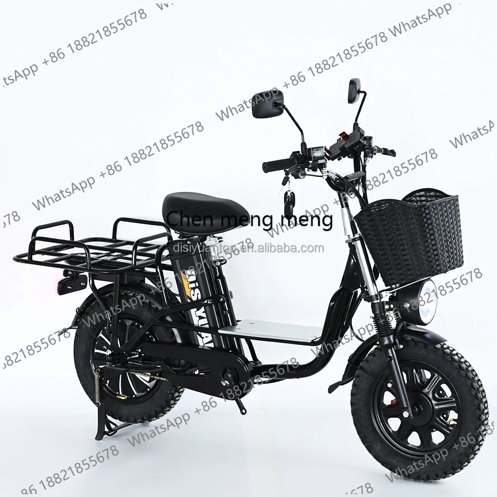 Long Range 48V Electric Cub Bike 350W Electric Scooter Bicycle for Adult
