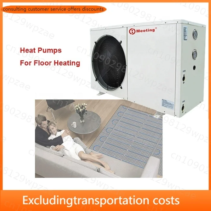 CE R32 WIFI Controller Pompa Ciepla R290 Monoblock Heat Pump air Water Meeting MD20D 7KW 12KW