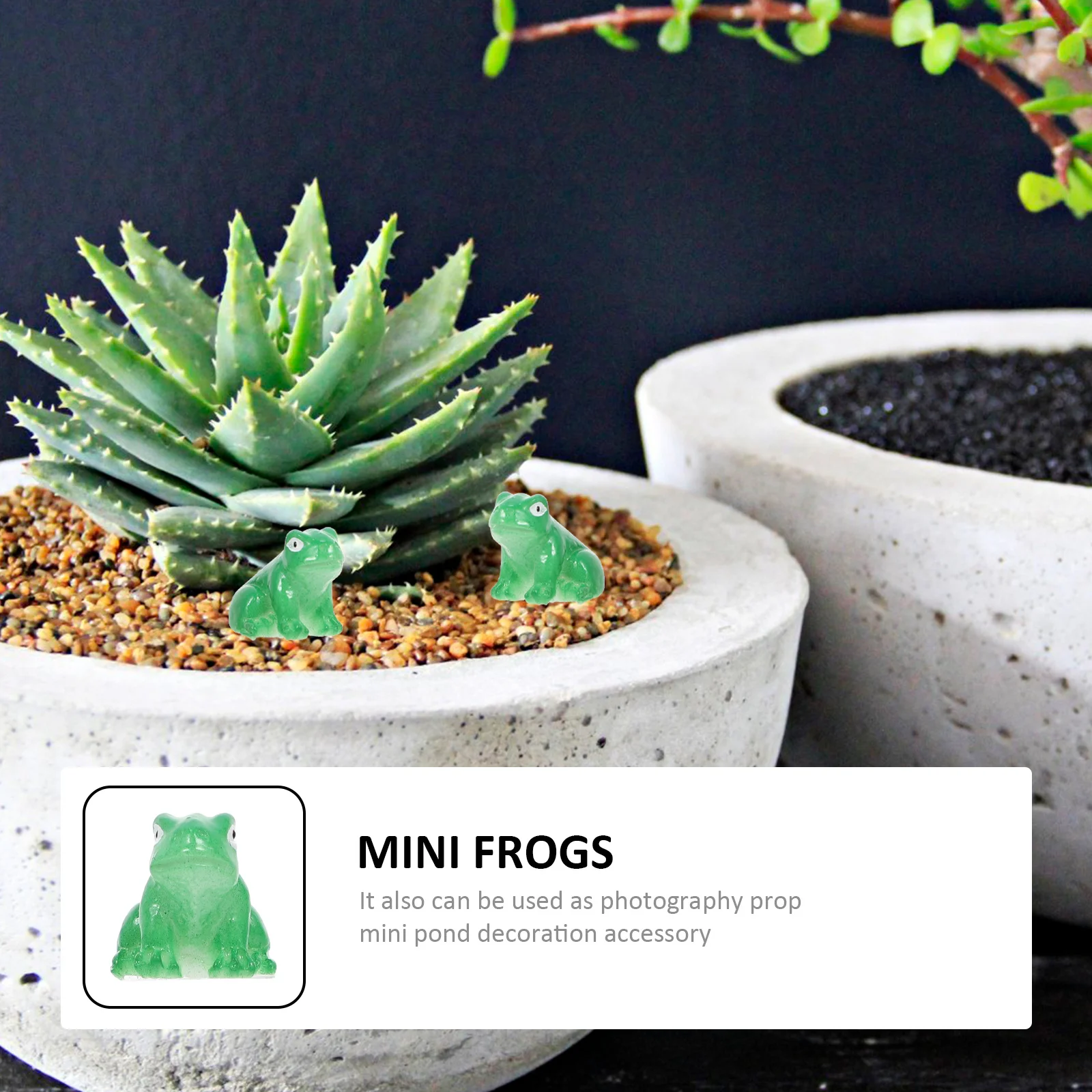 

10PCS Frog Ornaments Mediterranean Style Resin Mini Frogs Cute Mini Frog for Car Decoration Resin Microlandscape Decor Pond Deco