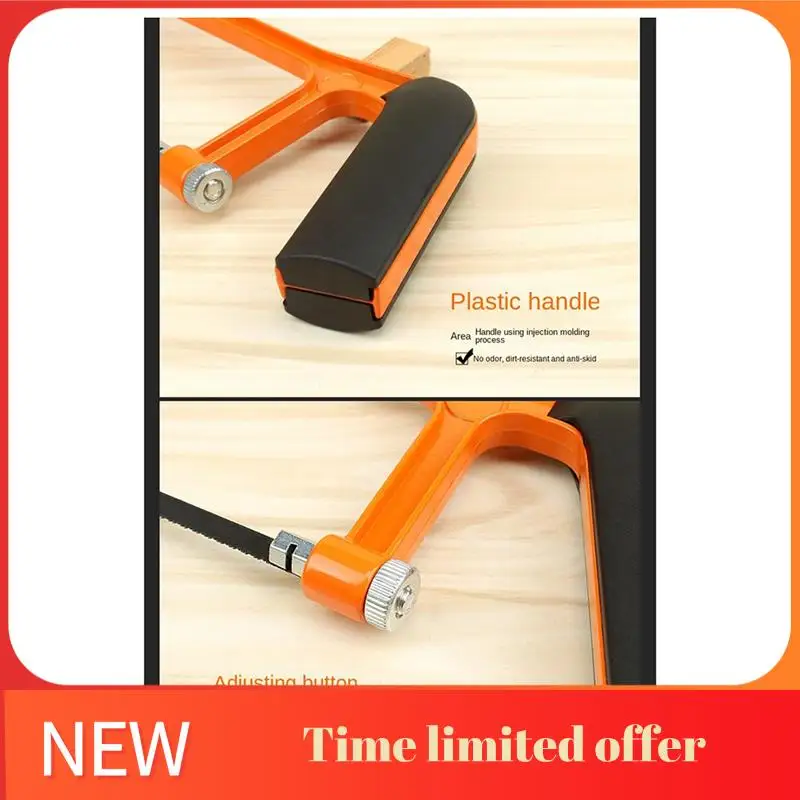 

ABRN-Adjustable Mini Woodworking Saw, Children's Multifunctional Saw, DIY Small Hacksaw, Multifunctional Metal Small Hand Saw
