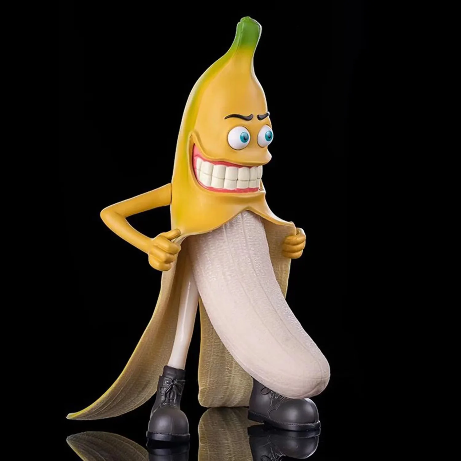 

Evil Banana Action Figure 20cm Resin Spoofing Mister Banana Toys Decorations And Crafts Ornaments Desktop Decorate Toys