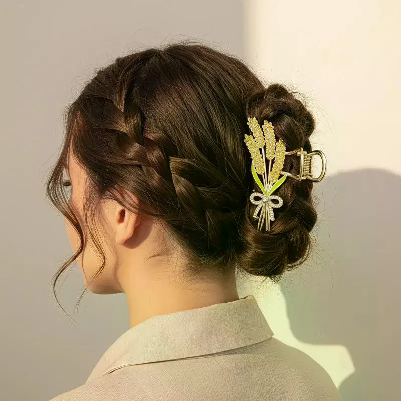 Jepit Rambut Desain Alloy Whea - Women Formal Wear Designers ulasan dan harga