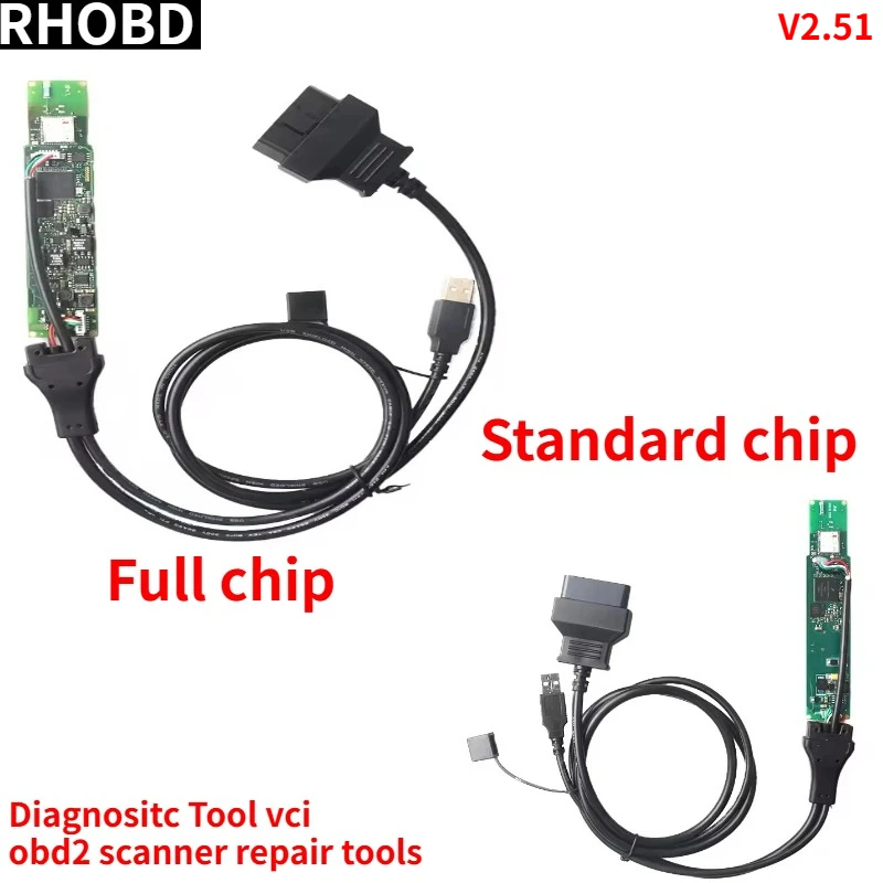 Best Trucks Heavy Duty Diagnostics Tool with Wifi/USB OBDII Scanner High quality diagnositc tools vci obd2 scanner repair tools