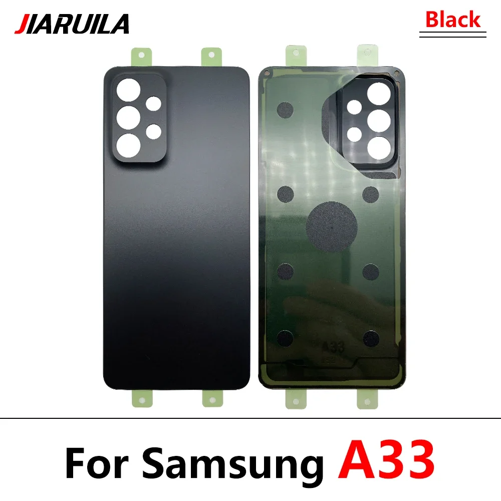 NEW For Samsung A53 A33 5G A52S A54 A34 Back Battery Cover Door Rear Rear Housing Case With Sticker Replacement Parts