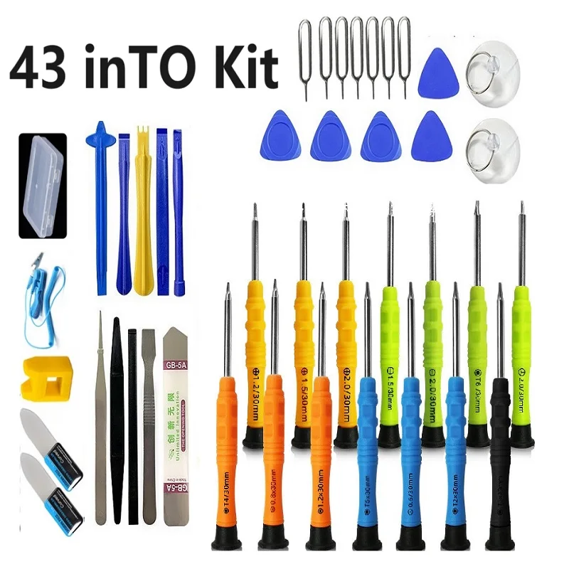 43/40/28/14/11 in 1 iPhone iPad Laptop Computer Tool Mobile Phone Repair Tools Opening Screwdriver Set Disassemble Hand Tool Kit