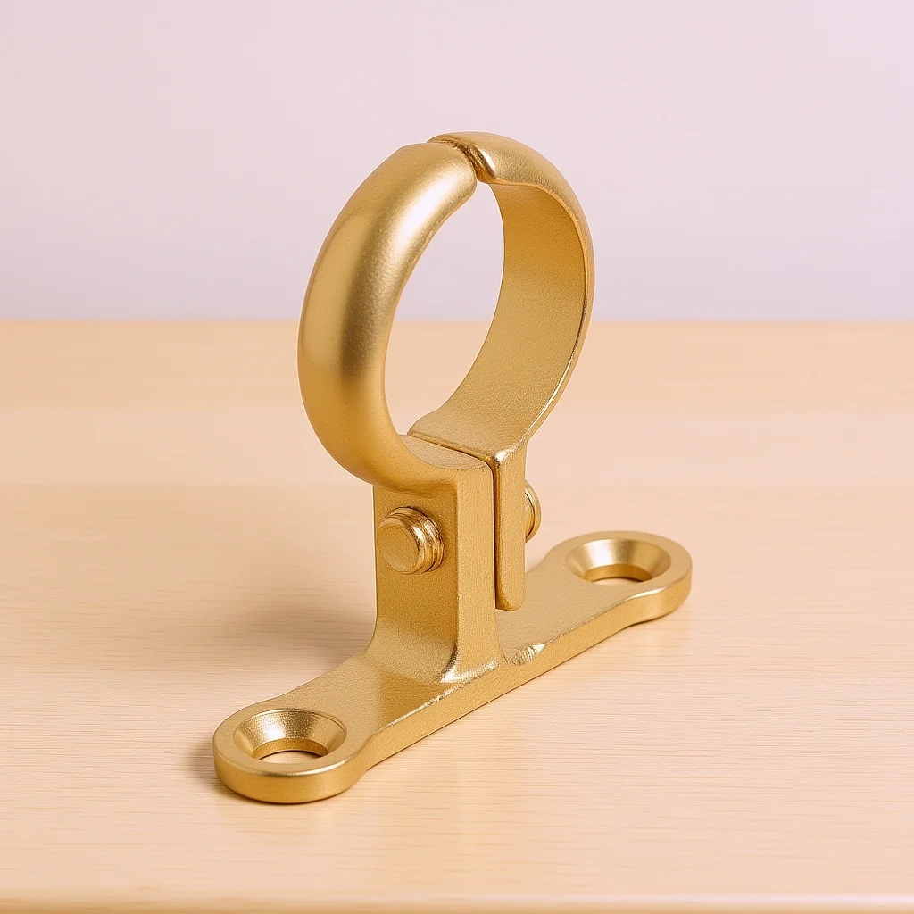 

Pipe Clip Supports Brass Heavy Duty Pipe Bracket Clamp 2 Holes Outdoor Indoor Tube Supplies Cable Clamp Tube Holder Mounting