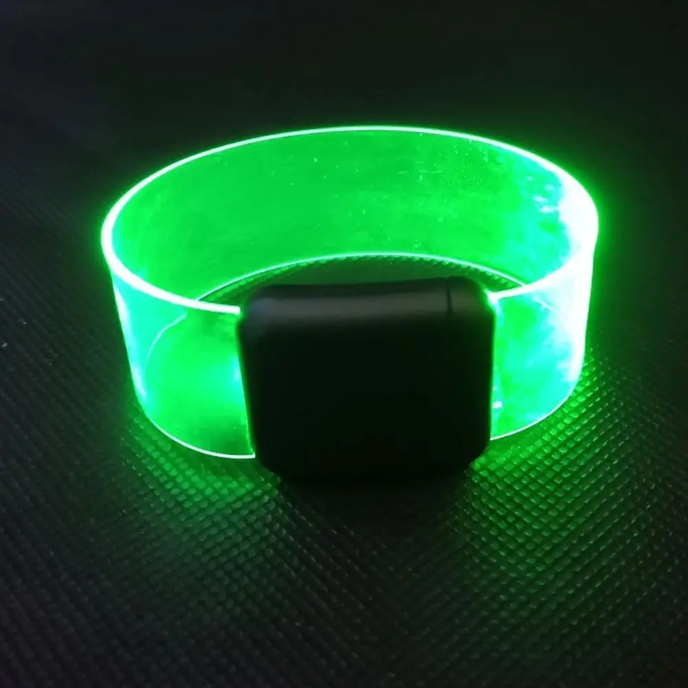 LED Battery Light-emitting Bracelet Running Armband Flashing Safety Light Band Entertainment party Luminous Cheering Props
