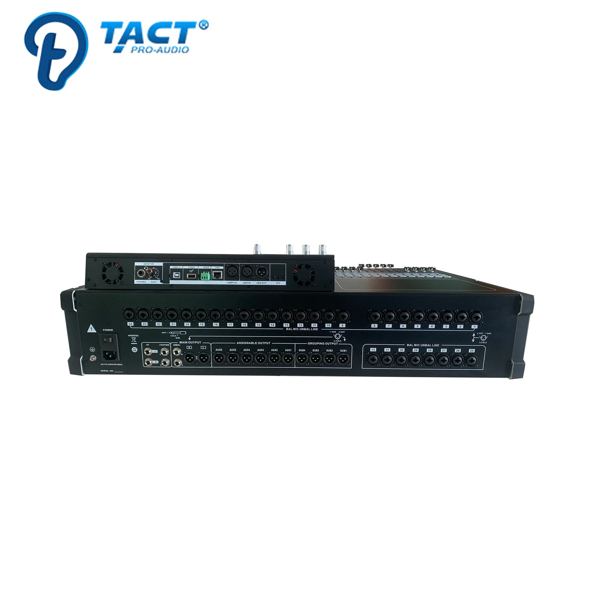 Good quality professional 32 channel digital audio mixer outdoor and indoor show mixer