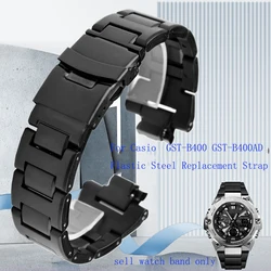 14mm Modified Strap For Casio G-SHOCK Steel Heart GST-B400 GST-B400AD Watchband Accessories Plastic Steel Replacement Bracelet