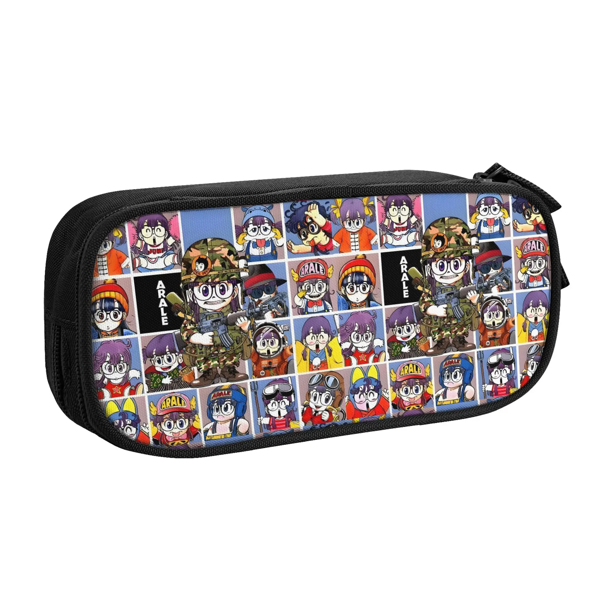 Arale Norimaki Dr Slump  Cute Pencil Case Boy Girl Large Capacity Anime Cartoon Pencil Box Students Stationery