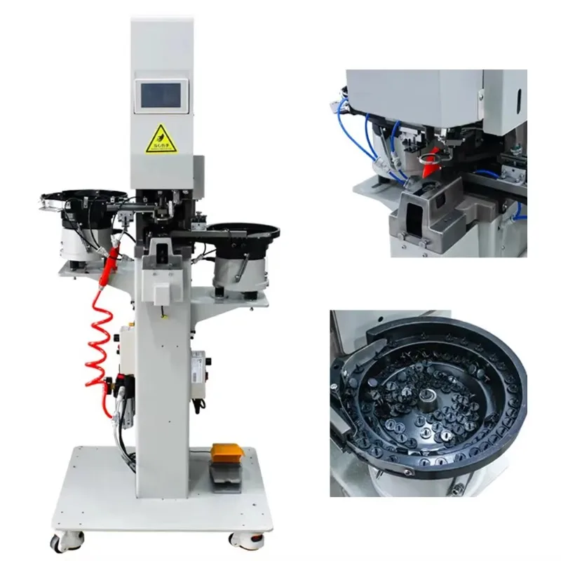 Factory Fully Automatic Feeding Snap Button Attaching Machine With Infrared