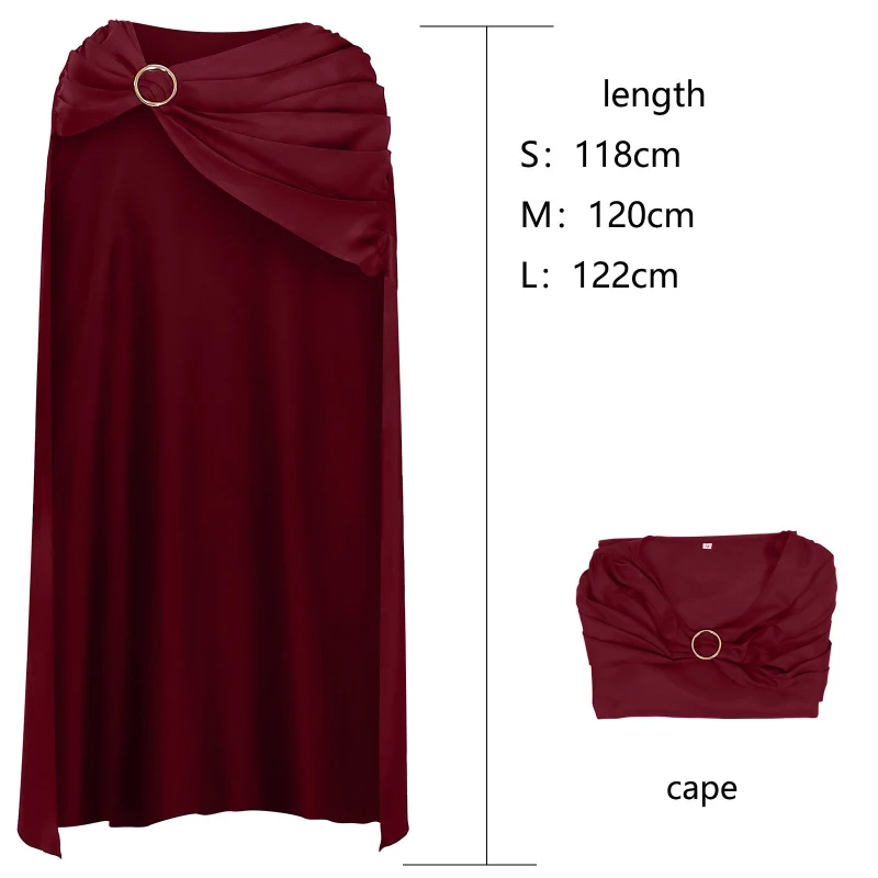 2026 Spartan Warrior Cosplay Cape for Men, Ancient Roman Medieval Cloak,Halloween Party Role Play Renaissance Costume Accessory