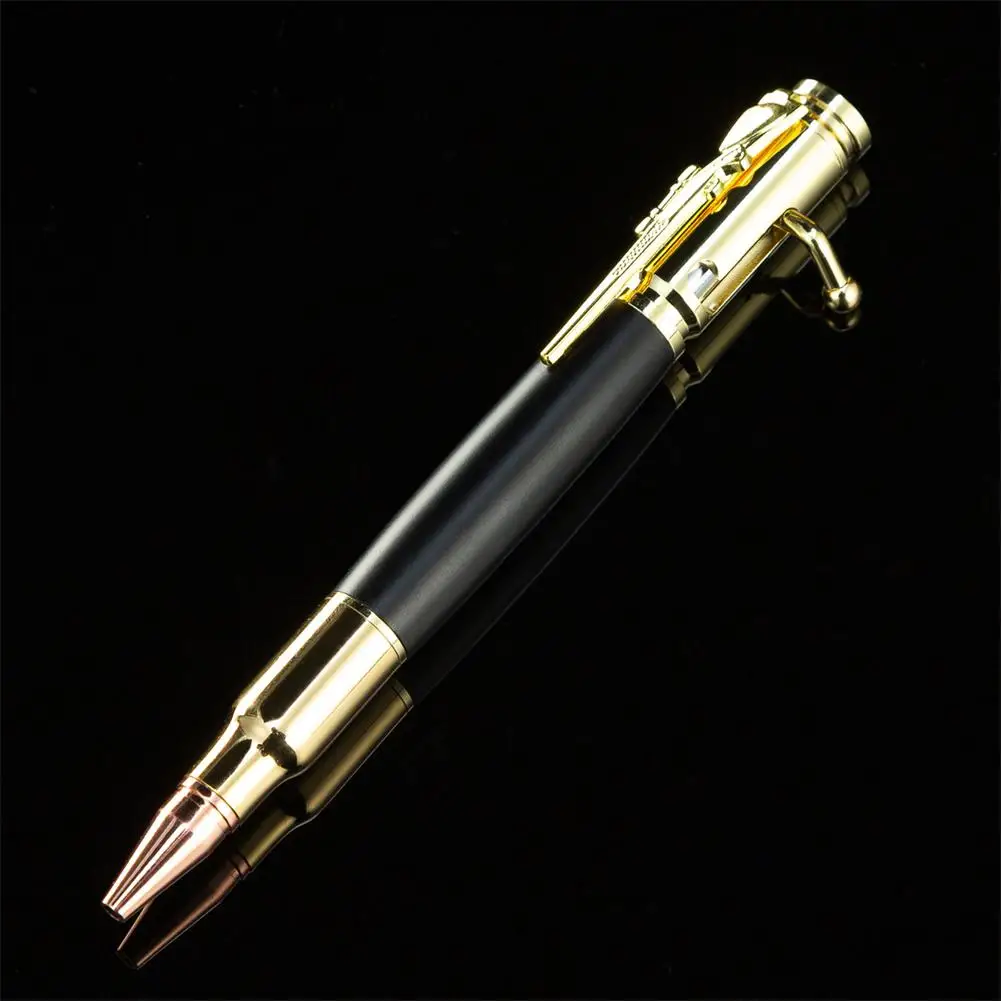 1.0mm Bolt Action Pen Multifunctional Metal Ballpoint Pen For Students Teacher Manager Lawyer Professor School Office Supplies