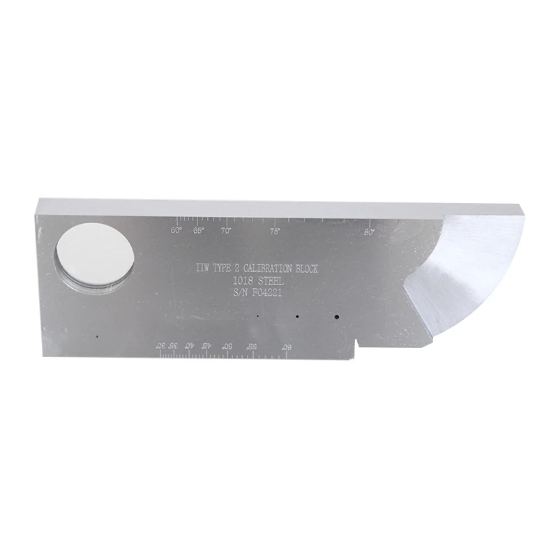 Factory OEM Standard NDT Ultrasonic Calibration Test Block IIW-Type 1 / IIW-Type 2 Block in Mm/inch