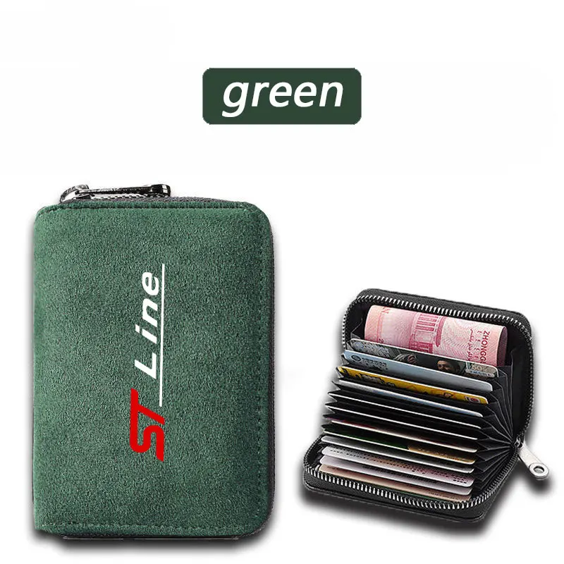 Car Driving license ID card package wallet storage for Ford ST-line Focus 2 3 Mondeo Ecosport Kuga Mk4 Fiesta Mk3 Accessories