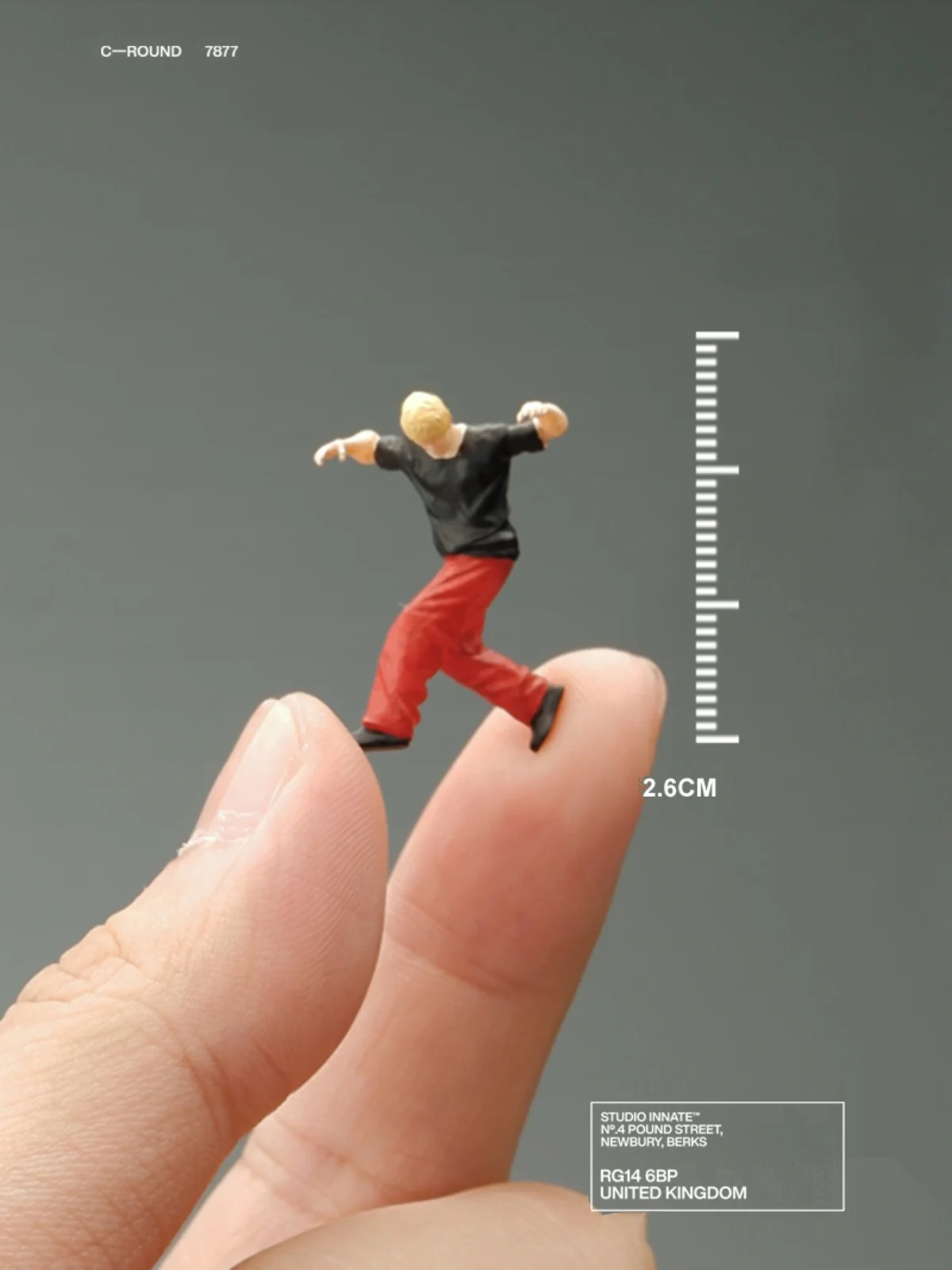 1/64 Hip-Hop-Junge DIY Sand Tisch Miniatur Harz Action figur Hand Puppe Dekoration Mikro Landschaft kleines Modell