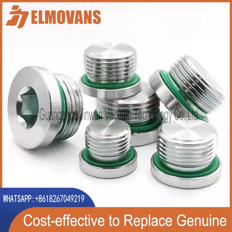 ELMOVANS Vacuum Pump Oil Plug Oil Drain Plug Filling Plug fit DB DC SV Series to Replace Genuine Spare Parts