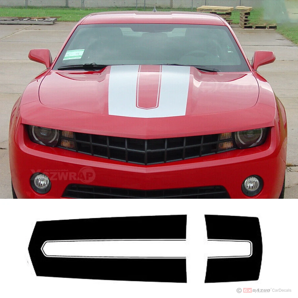 2014-2015 For Chevy Camaro SEMA Hood Stripe Decal Vinyl Graphic LS LT 4 ENERGY 2 Trunk Optional Spoiler Sticker