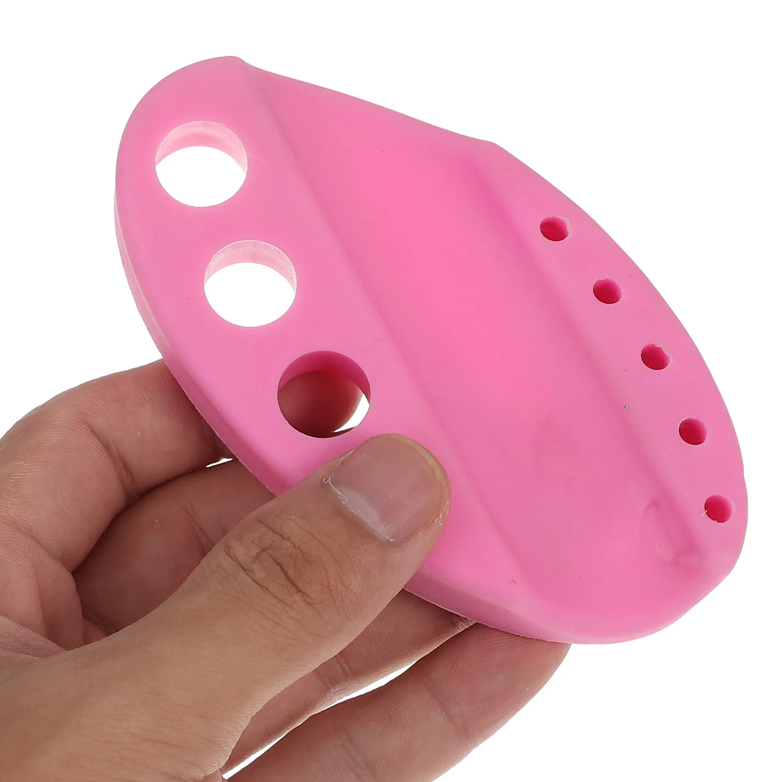 1 قطعة رف أكواب الصباغ السيليكوني 9 ثقوب لوازم حامل أكواب الحبر المريحة التي تعمل باللمس