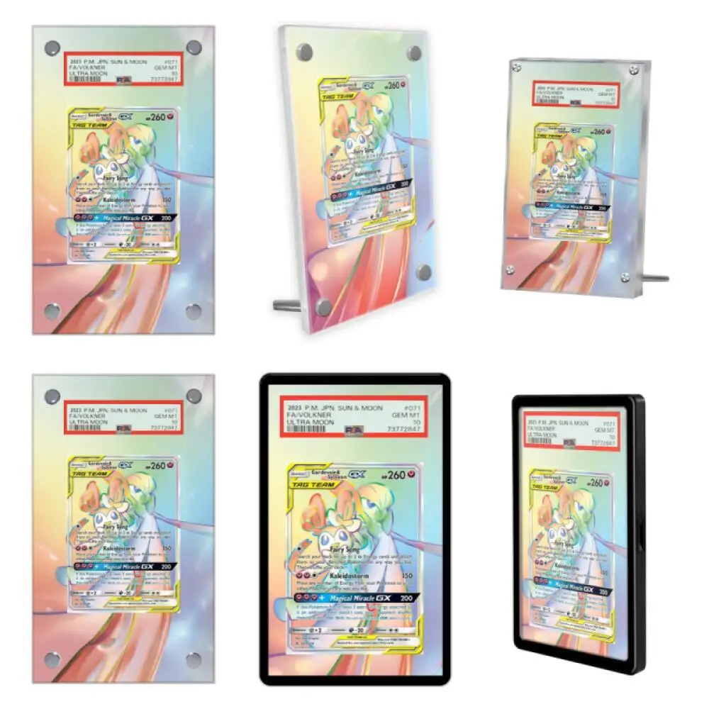 Для дисплея карт покемонов PTCG Gardevoir sylveon коллекция расширите художественные подарки самодельный акриловый защитный чехол