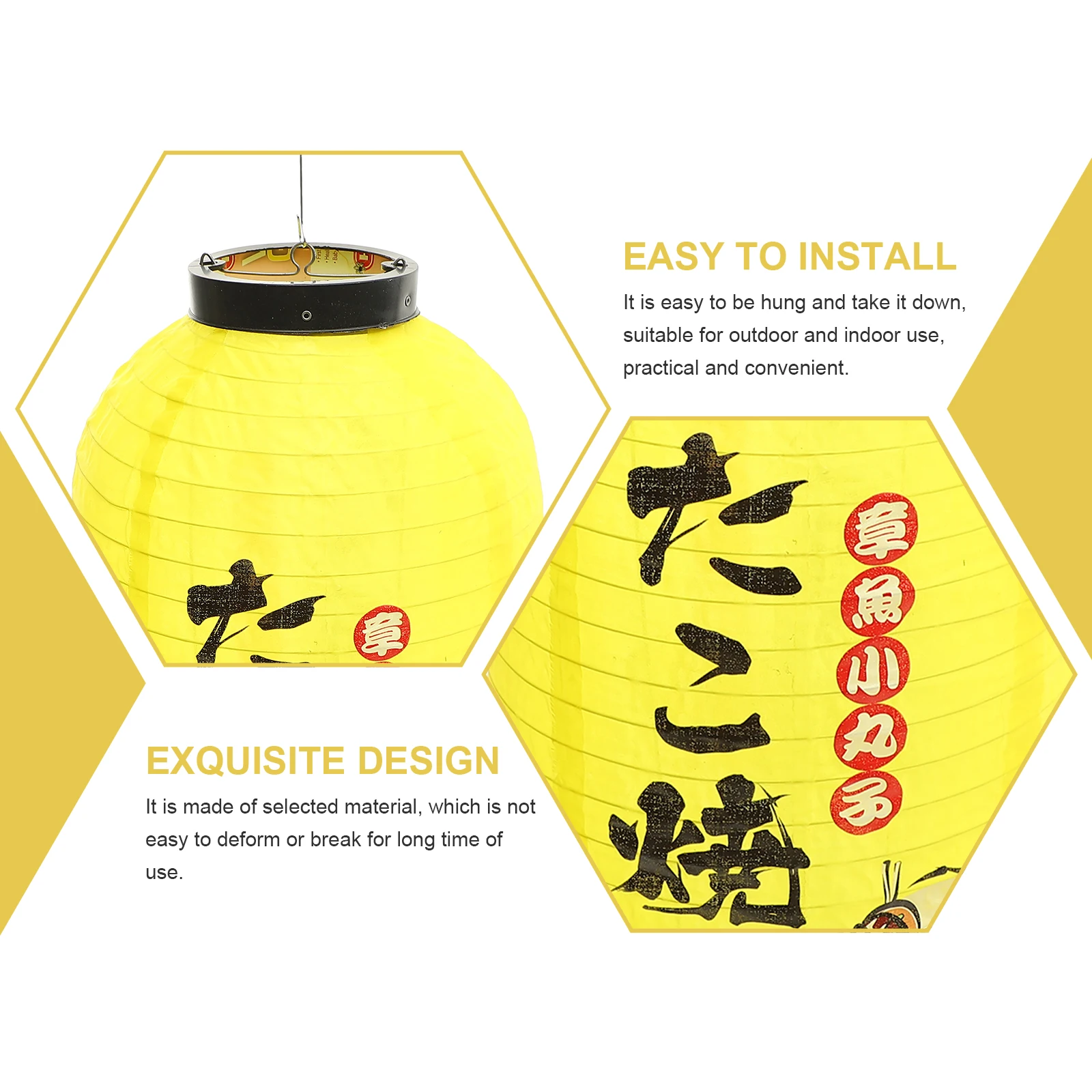 

Waterproof Japanese Style Lantern Outdoor Hanging Decoration Restaurant Home Party Decorative Solar Lamp Props Wearproof Light