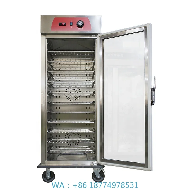 Large Capacity Vertical Insulation Cabinet Dining Car Commercial Single Door 11-layer Food Warmer Cabinet Hotel Banquet