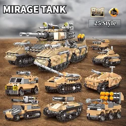 Tank Building Blocks Children's Toys Military Model Children's Educational Building Blocks Boy Toys