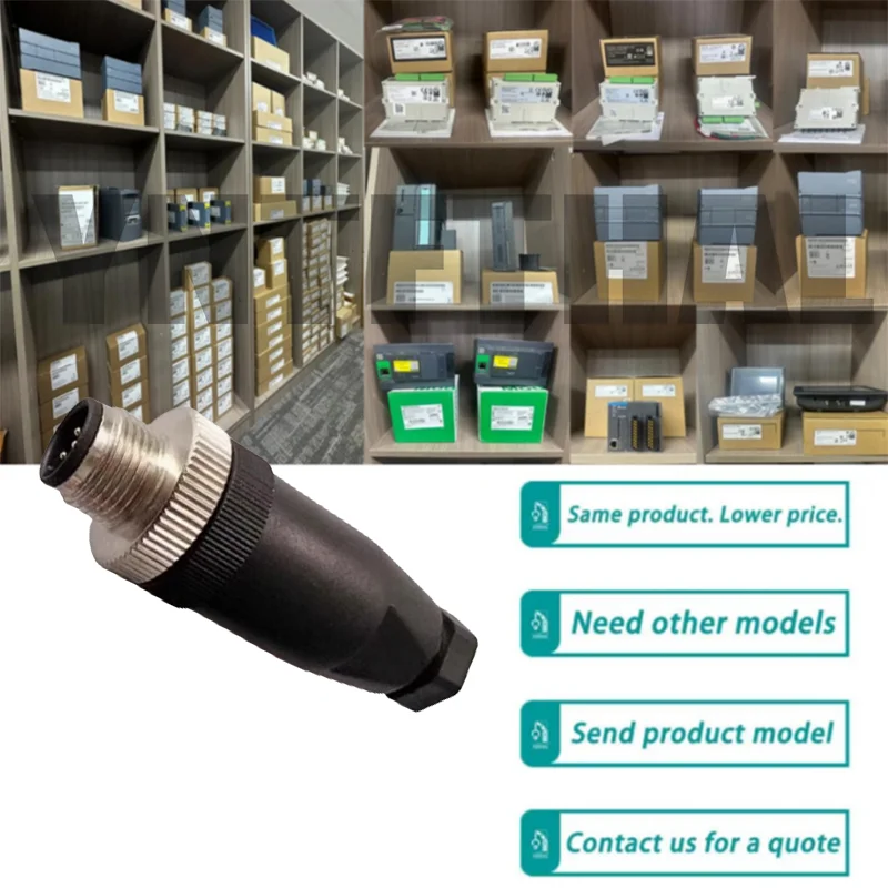 NEW XZCC12MDM40B M12 Circular Connector Plug 4-Core