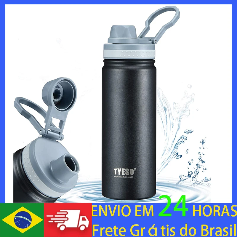 750ml Stainless Steel Double Walled Vacuum Insulated Mug Student Sports Bottle 3 Color Available