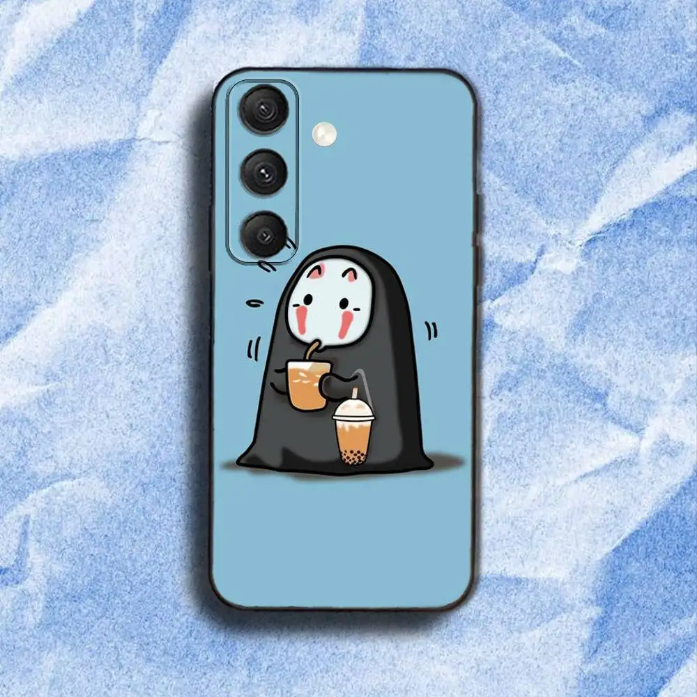 حافظة هاتف C-Cartoon H-Hayao Miyazaki لهاتف سامسونج S 25,24,23,22,30,21,10,9,Ultra,Plus,Lite,FE,4,5G حافظة ناعمة سوداء #3