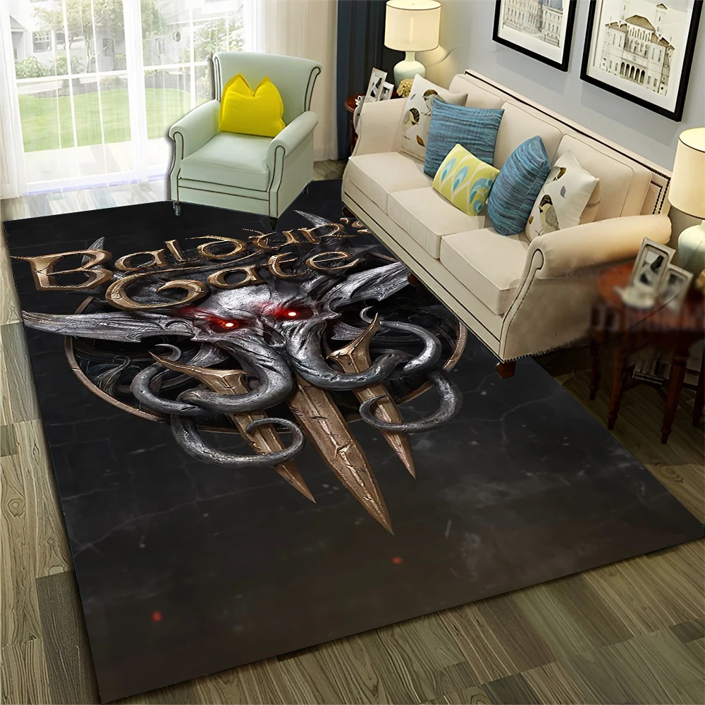 

Baldur Gate3 Game Gamer Cartoon 3D Carpet Rug for Home Living Room Bedroom Sofa Doormat Decor,Child Area Rug Non-slip Floor Mat