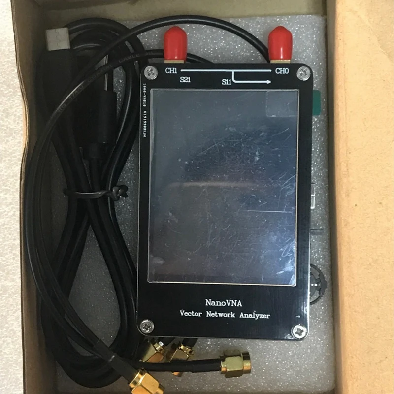 Nanovna VNA 2.8 Inch Network Analyzer 50Khz - 900Mhz Antenna Analyzer Built-In Battery