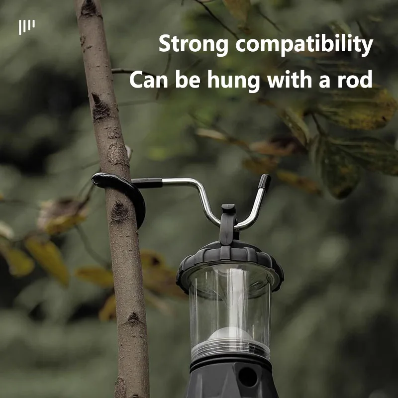 Stainless Steel Light Stand Holder Hooks Portable Tent Pole Lamp Hanger Hunting Fishing Lantern Hanger Outdoor Camping Tools - view 4
