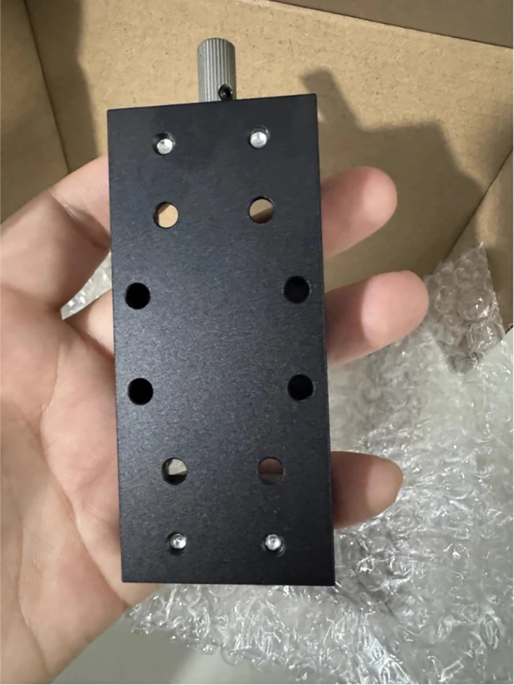 Precision Manual X-Axis Linear Slide Stage, 35mm Travel, with Base Plate DX40A-DB35 ﻿