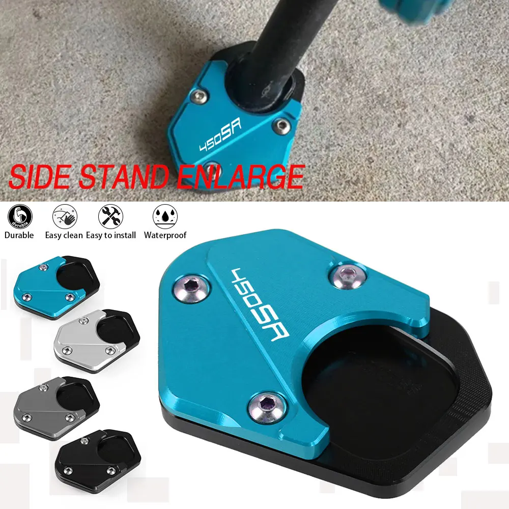 

2024 Motorcycle Side Stand Enlarger Sled Sidestand Kickstand Foot Pads Support FOR CFMOTO 450SR CF MOTO 450 SR 450sr 2022 2023