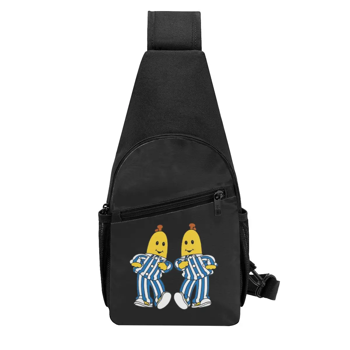 Bananas In Pyjamas Best Friend Chest Bag Men Sling Crossbody Backpack Chest Bag Traveling Hiking Daypack Shoulder Bag