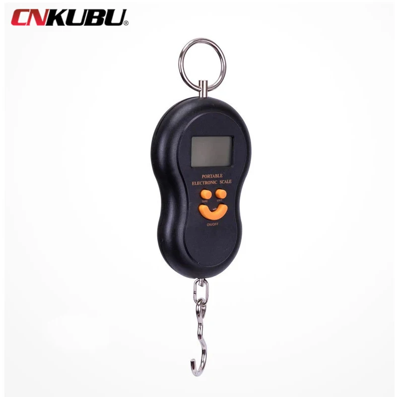 1pcs 50Kg /10g LCD Digital Scales Portable Hanging Scale BackLight Fishing Pocket Electronic Weight Scale Luggage Mini Scale