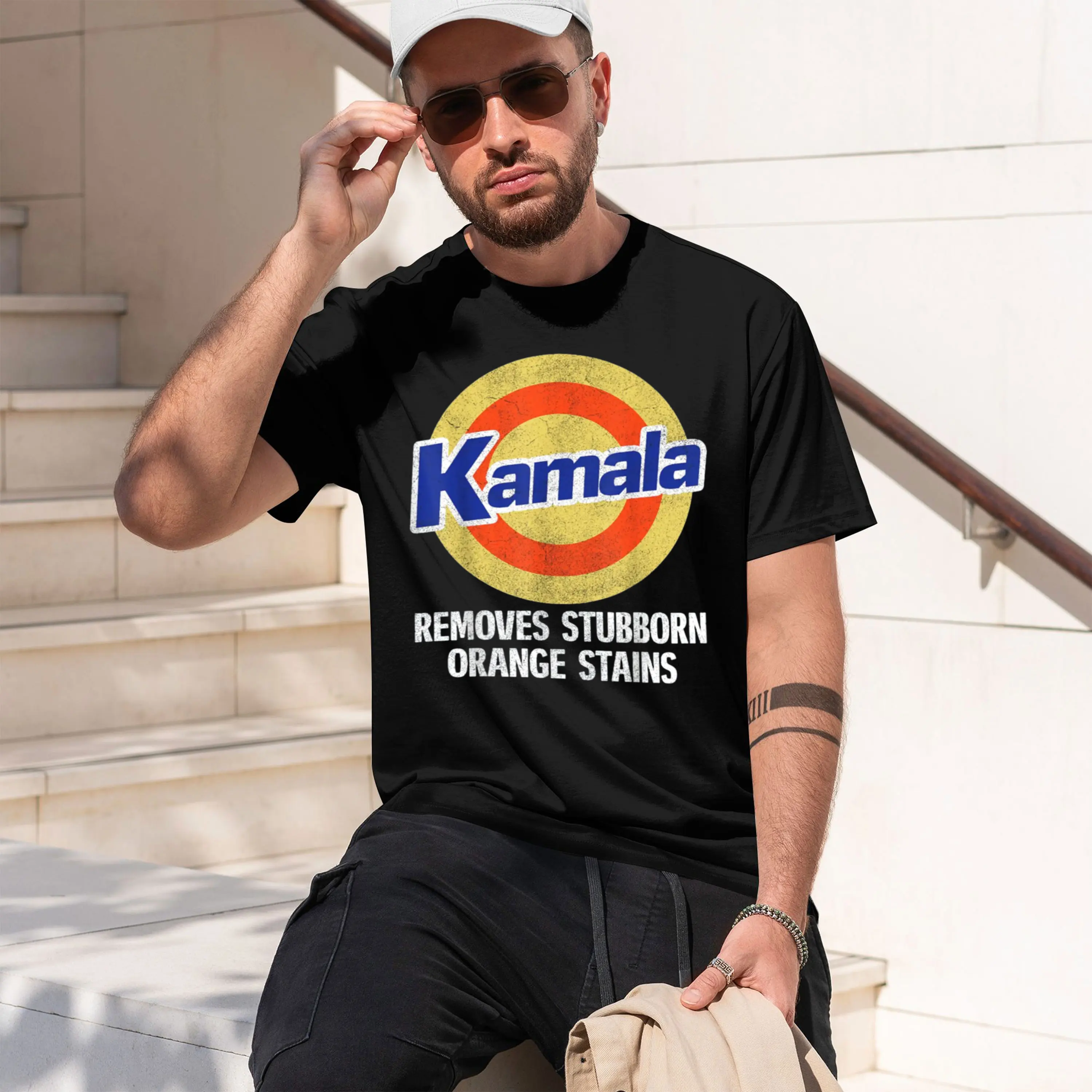 Kamala élimine les taches d'orange tenaces Kamala Harris 2024 T-shirts pour femmes Mode Y2k Tops T-shirt Haikyuu Graphic Tees 80823 202
